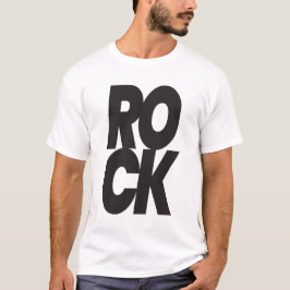 Camiseta Tipografía de Roca Apilada