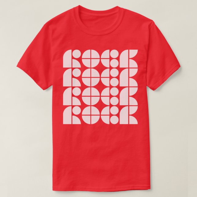 Camiseta Tipografía de rock (Diseño del anverso)