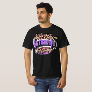 Camiseta Tipografía de Sac Town Sacramento