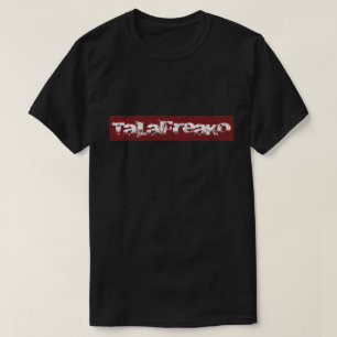 Camiseta Tipografía de Streetwear Angustiado Talafreako