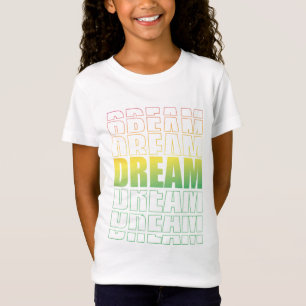 Camiseta Tipografía de Sueño – Estética de Gradiente Motiva