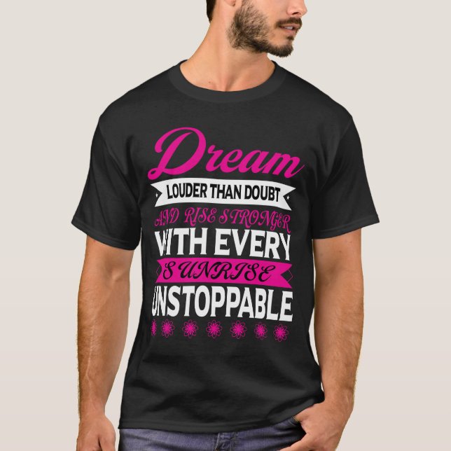 Camiseta Tipografía de Sueño Moderno (Anverso)