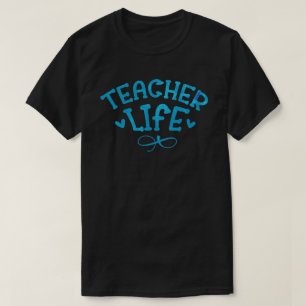 Camiseta Tipografía de TEACHER LIFE