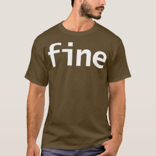 Camiseta Tipografía de texto blanco mínimo fino