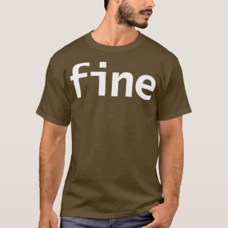Camiseta Tipografía de texto blanco mínimo fino
