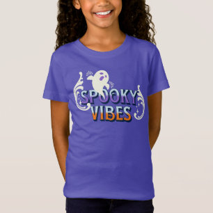 Camiseta Tipografía de Vibraciones Espeluznantes de Fantasm