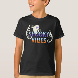 Camiseta Tipografía de Vibraciones Espeluznantes de Fantasm