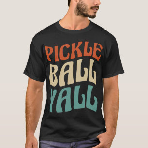 Camiseta Tipografía de Yall Vibrant Pickle Ball