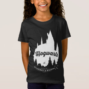 Camiseta Tipografía del castillo de Harry Potter el  