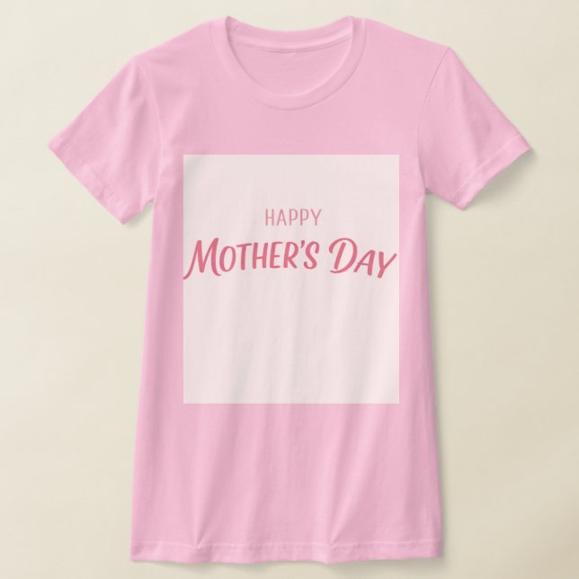 Camiseta Tipografía del Día de la Madre (Distribución)