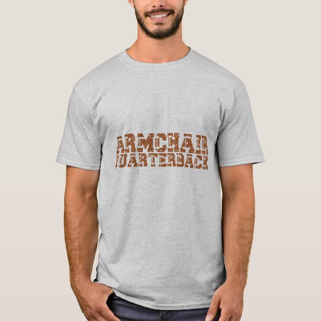 Camiseta Tipografía del fútbol de cuartos de sillón (Anverso)