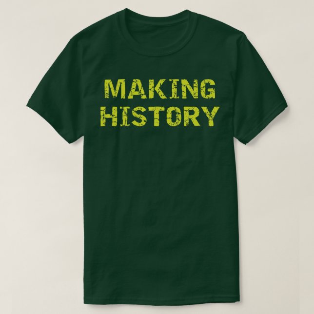 Camiseta Tipografía del historial Imprimir Office Streetwea (Diseño del anverso)