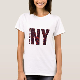 Camiseta Tipografía del New York City NY