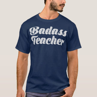 Camiseta Tipografía del profesor de Badass