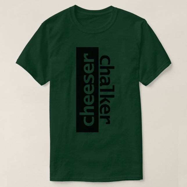 Camiseta Tipografía del queso (Diseño del anverso)