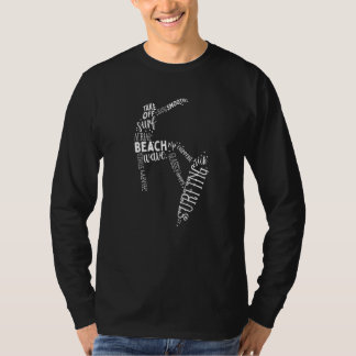 Camiseta Tipografía del Surf