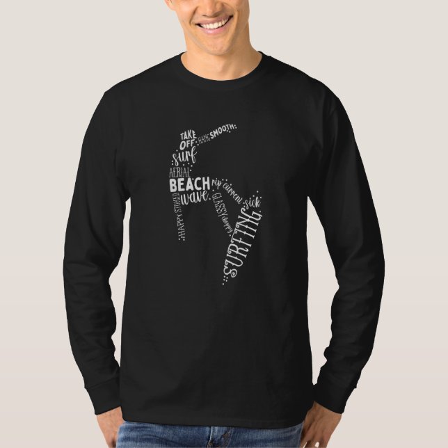 Camiseta Tipografía del Surf (Anverso)