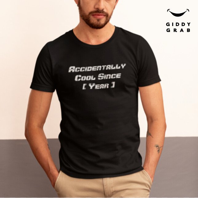 Camiseta Tipografía divertida accidentalmente Guay desde Pe (Subido por el creador)