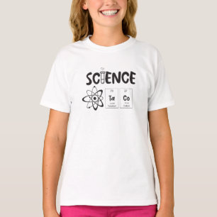 Camiseta Tipografía divertida de TaCo de ciencia divertida