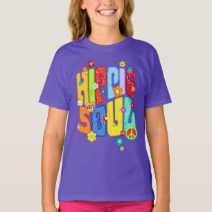 Camiseta Tipografía divertida - HIPPIE SOUL 1