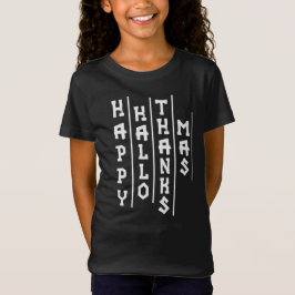Camiseta Tipografía divertida para Navidades de Acción de G