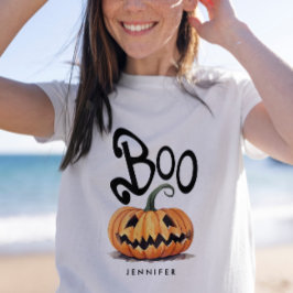 Camiseta Tipografía Divertida y Caprichosa de Calabaza Nara
