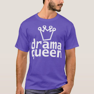 Camiseta Tipografía Drama Blanco Textos