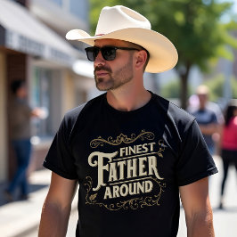 Camiseta Tipografía elegante y genial del día del padre vin