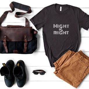 Camiseta Tipografía en blanco negro cita inspiradora T-Shir