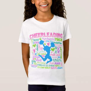 Camiseta Tipografía en colores pastel de las palabras que
