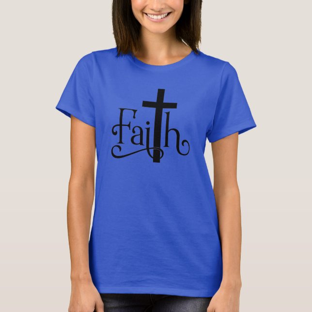 Camiseta Tipografía Faith (Anverso)
