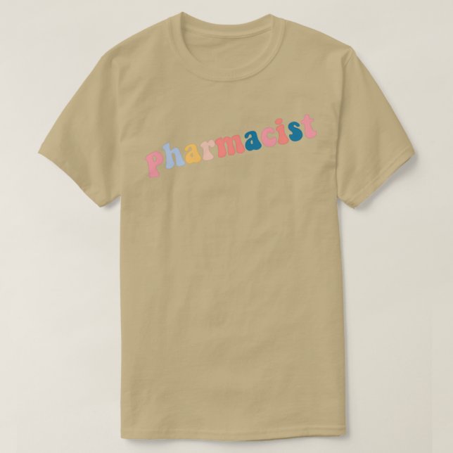 Camiseta Tipografía farmacéutica 2 (Diseño del anverso)