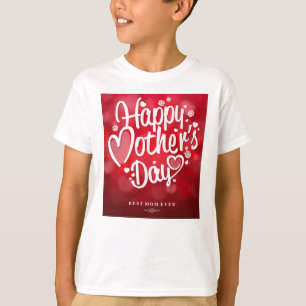 Camiseta Tipografía Feliz Día de la Madre-23534