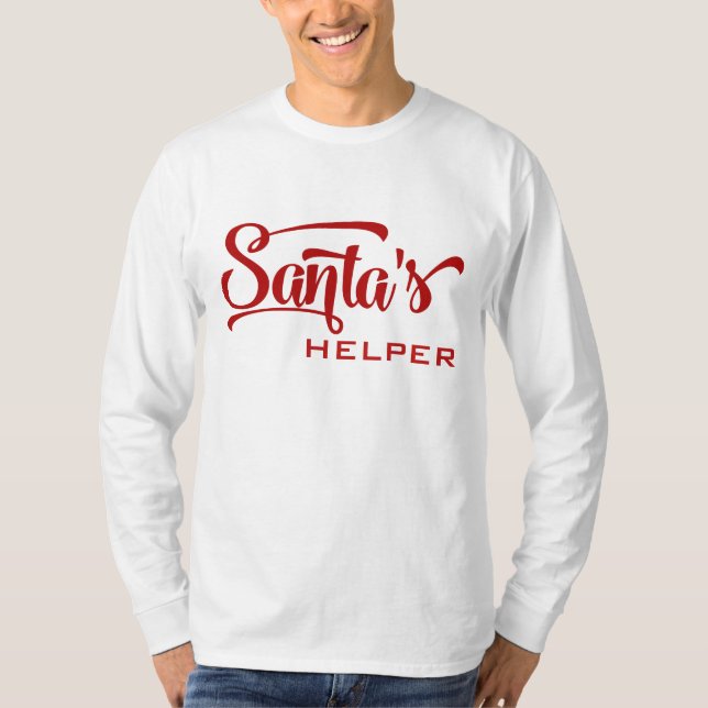 Camiseta Tipografía festiva de Santa Elena (Anverso)