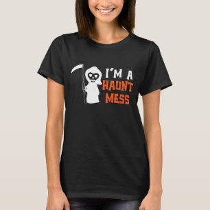 Camiseta Tipografía genial y espeluznante de Halloween para
