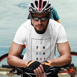 Camiseta Tipografía Gráfica Motivacional Terminar Fuerte