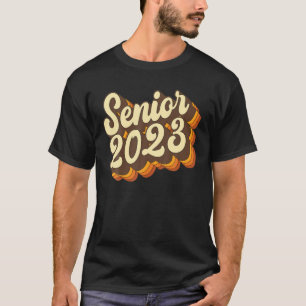 Camiseta Tipografía Groovy Retro Vintage 70S Senior 2023