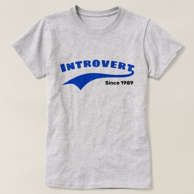 Camiseta Tipografía hipnotizada azul Fecha Personalizado Sw (Diseño del anverso)