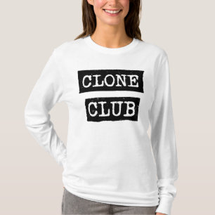 Camiseta Tipografía huérfana del club de la copia del neg