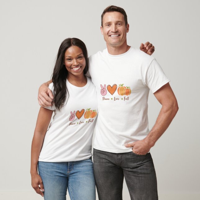 Camiseta Tipografía inspirada en el otoño (Unisexo)