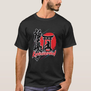 Camiseta Tipografía Japonesa Karate Kyokushin