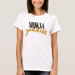 Camiseta Tipografía Judía Glamurosa Diosa Shiksa