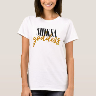 Camiseta Tipografía Judía Glamurosa Diosa Shiksa