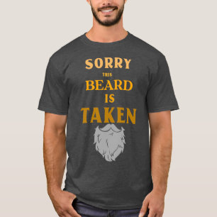 Camiseta Tipografía lamenta que esta barba se tome graciosa