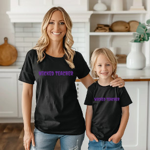 Camiseta Tipografía malvada del profesor