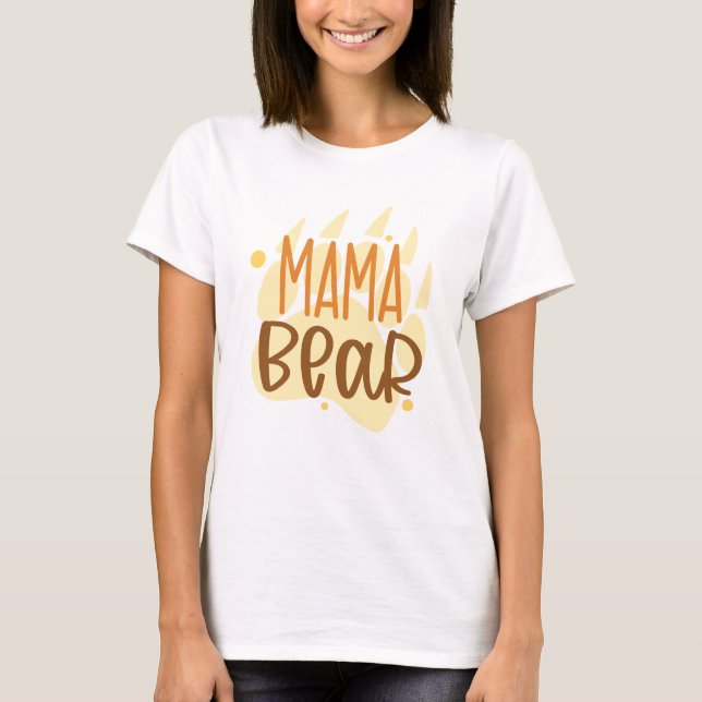Camiseta Tipografía Mama Bear (Anverso)