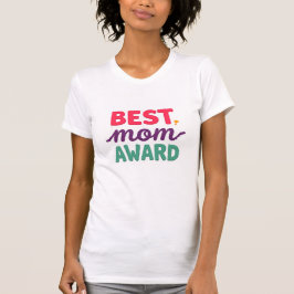 Camiseta Tipografía manuscrita de vida de mamá