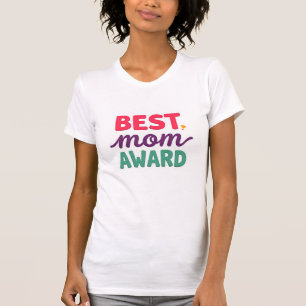 Camiseta Tipografía manuscrita de vida de mamá