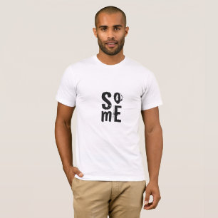 Camiseta Tipografía Medios sociales Guay impresión en neg