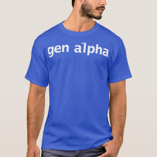 Camiseta Tipografía Mínima Gen Alpha
